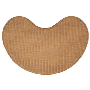 Safavieh Hylda Rattan Coffee Table - Natural Elegance & Rustic Charm For Living Room, Patio & Sunroom Decor Natural Rattan Fitrit ,Tempered Glass ,Rattan 1,2 Pole Cwk3012a