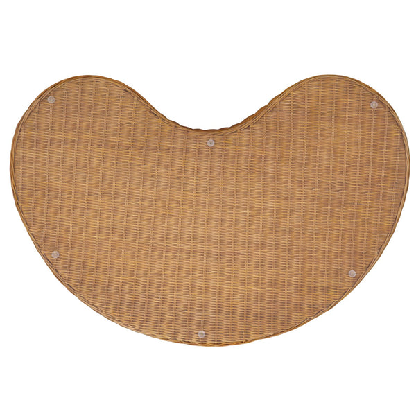 Safavieh Hylda Rattan Coffee Table - Natural Elegance & Rustic Charm For Living Room, Patio & Sunroom Decor Natural Rattan Fitrit ,Tempered Glass ,Rattan 1,2 Pole Cwk3012a