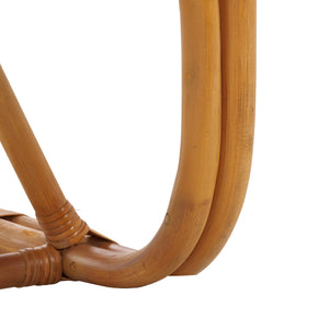 Safavieh Brauner Rattan Pole Accent Chair - Natural & White, Stylish Comfort With Rustic Charm For Your Home Natural ,White Rattan 3,4 Pole ,Fabric ,Foam ,Rattan Cwk3014a