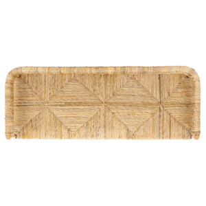 Safavieh Elexa Banana Weaving Bench - Handcrafted Natural Rattan & Banana Textile For Stylish Comfort Natural Rattan 1,2 Pole ,Banana Weaving ,Plywood Cwk3015a