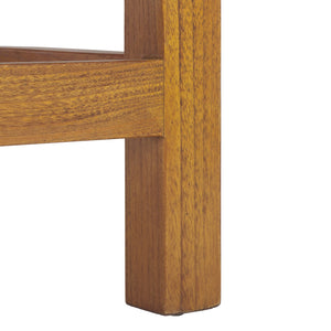 Safavieh Cryslene Teakwood Bench – Elegant Natural & White Finish, Linen Seat For Stylish Home Comfort Natural ,White Wood Cwk3018a