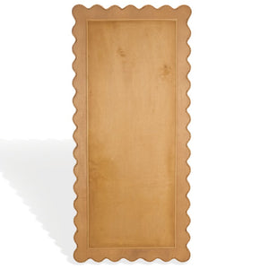 Safavieh Glendetta Woven Rattan Full Length Floor Mirror Bohemian Coastal Bedroom Entryway CWK3021A