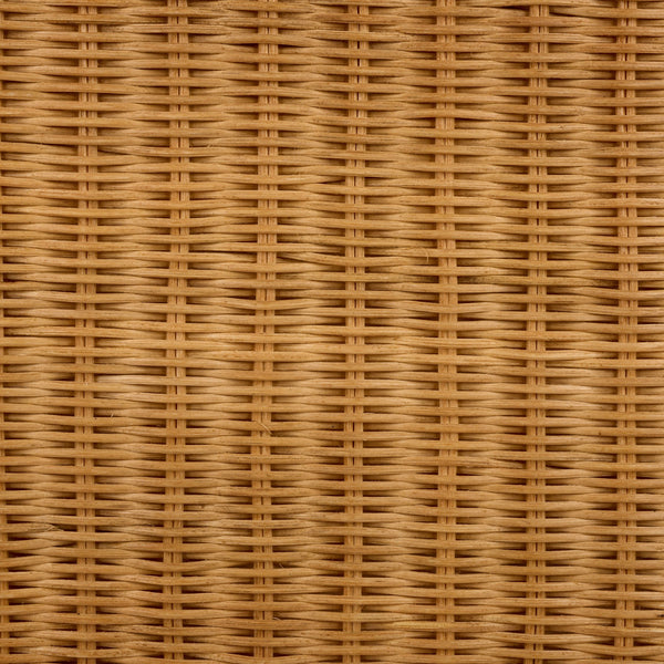 O'reilly Rattan Oval Coffee Table — Handwoven Rattan Frame, Sculptural Design, Coastal-Friendly Living Piece