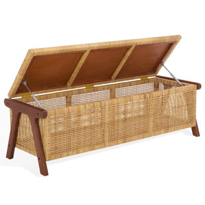 Safavieh Irena Solid Wood Storage Trunk with Walnut Finish for Bedroom or Living Room CWK4000A