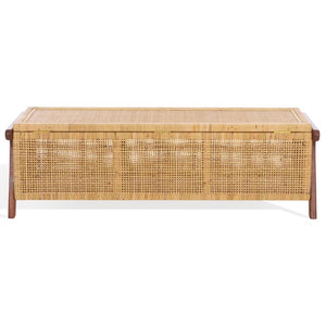 Safavieh Irena Solid Wood Storage Trunk with Walnut Finish for Bedroom or Living Room CWK4000A
