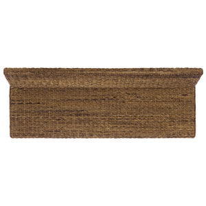 Graylee Abaca Bench With Solid Wood Construction And Warm Grain, Streamlined Seating For Entryway
