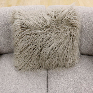 Pasargad Home Simona Upholstered Sofa - Artistic Curved Design With Premium Comfort & Style Grey Textured Polyester Fabric Pzw-943g