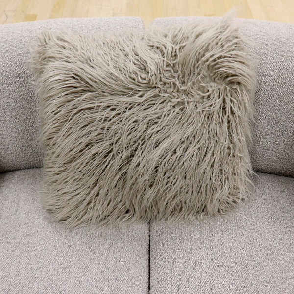 Pasargad Home Simona Upholstered Sofa - Artistic Curved Design With Premium Comfort & Style Grey Textured Polyester Fabric Pzw-943g