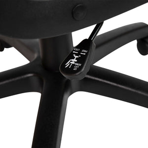 English Elm Flash Big & Tall Ergonomic Swivel Office Chair - 400 lb Capacity, Padded Arms & Adjustable Height Brown CX-1179H-BR-GG