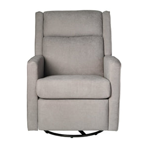 English Elm Cash Swivel Glider Rocker Recliner Chair - 3-in-1 Comfort for Living Room, Bedroom, or Nursery Use Light Gray CY-RAC-536-LTGRY-GG