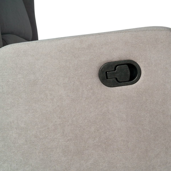 English Elm Omma Swivel Glider Rocker Recliner Chair - Elegant 3-in-1 Comfort for Living Room, Nursery & More Light Gray CY-RAC-537-LTGRY-GG