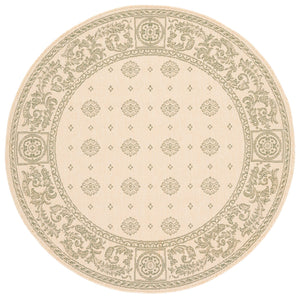 Safavieh Courtyard Elegant Floral Rug – Timeless Turkish Design For Sophisticated Home Décor And Comfort Natural ,Brown 88% Polypropylene,12% Polyester Cy1356-3001-2