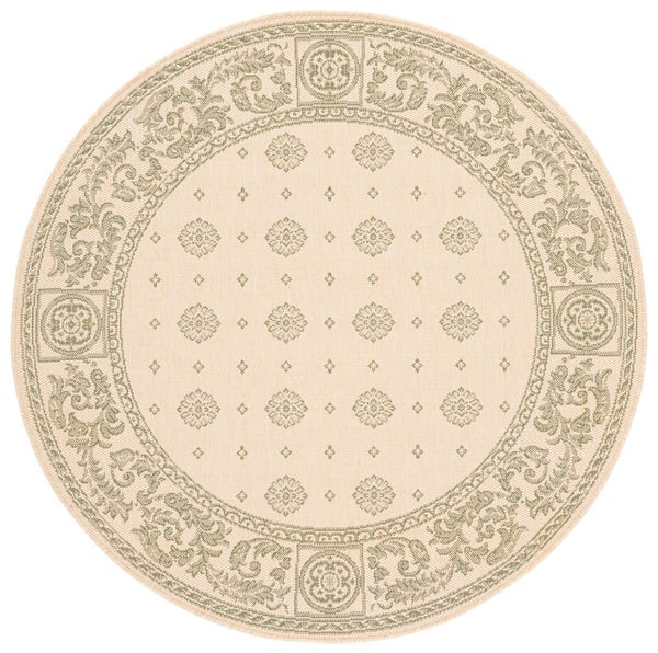 Safavieh Courtyard Elegant Floral Rug – Timeless Turkish Design For Sophisticated Home Décor And Comfort Natural ,Brown 88% Polypropylene,12% Polyester Cy1356-3001-2