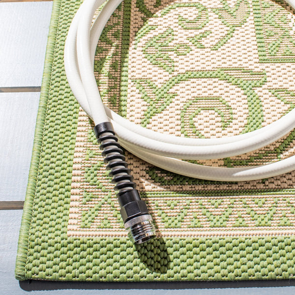 Safavieh Courtyard Timeless Red Area Rug – Durable, Stylish, And Oeko-tex Certified For Indoor Or Outdoor Use Natural ,Brown 88% Polypropylene,12% Polyester Cy1502-3001-2