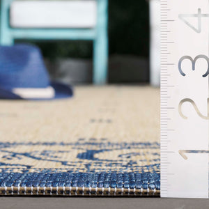 Safavieh Courtyard Timeless Red Area Rug – Durable, Stylish, And Oeko-tex Certified For Indoor Or Outdoor Use Natural ,Brown 88% Polypropylene,12% Polyester Cy1502-3001-2