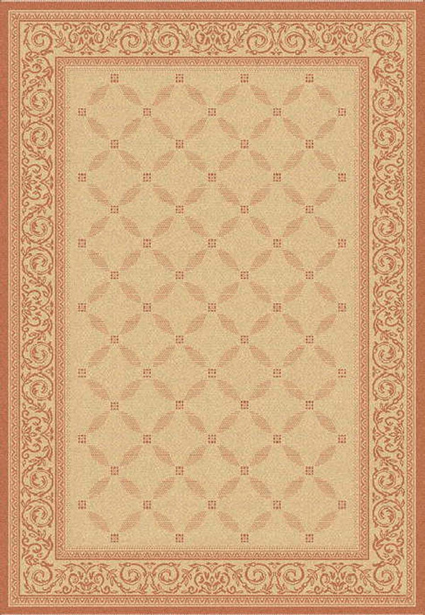 Safavieh Courtyard Timeless Red Area Rug – Durable, Stylish, And Oeko-tex Certified For Indoor Or Outdoor Use Natural ,Brown 88% Polypropylene,12% Polyester Cy1502-3001-2