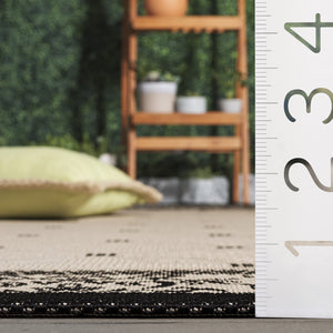 Safavieh Courtyard Timeless Red Area Rug – Durable, Stylish, And Oeko-tex Certified For Indoor Or Outdoor Use Natural ,Brown 88% Polypropylene,12% Polyester Cy1502-3001-2