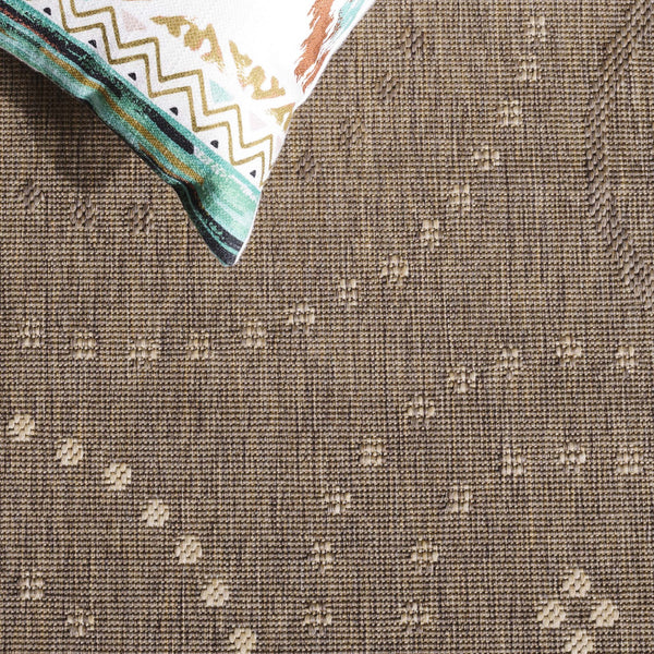 Safavieh Courtyard Elegant Area Rug In Natural And Blue Hues - Durable, Versatile, And Stylish For Indoors & Outdoors Natural ,Blue 88% Polypropylene,12% Polyester Cy1906-3101-3