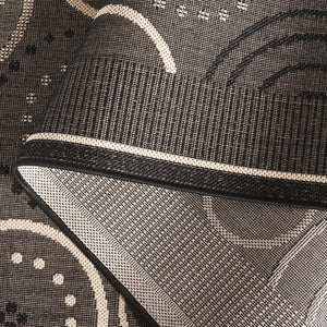 Safavieh Courtyard Elegant Area Rug In Natural And Blue Hues - Durable, Versatile, And Stylish For Indoors & Outdoors Natural ,Blue 88% Polypropylene,12% Polyester Cy1906-3101-3