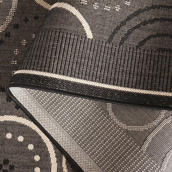 Safavieh Courtyard Elegant Area Rug In Natural And Blue Hues - Durable, Versatile, And Stylish For Indoors & Outdoors Natural ,Blue 88% Polypropylene,12% Polyester Cy1906-3101-3