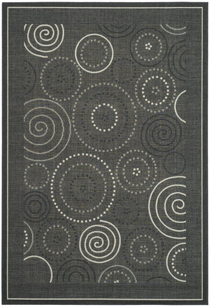 Safavieh Courtyard Elegant Area Rug In Natural And Blue Hues - Durable, Versatile, And Stylish For Indoors & Outdoors Natural ,Blue 88% Polypropylene,12% Polyester Cy1906-3101-3