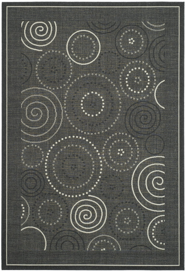 Safavieh Courtyard Elegant Area Rug In Natural And Blue Hues - Durable, Versatile, And Stylish For Indoors & Outdoors Natural ,Blue 88% Polypropylene,12% Polyester Cy1906-3101-3