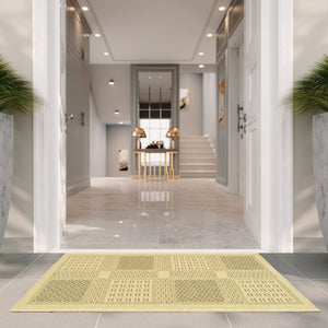 Safavieh Courtyard Power-loomed Area Rug In Natural And Olive - Stylish, Durable, And Eco-friendly Design Natural ,Olive 88% Polypropylene,12% Polyester Cy1928-1e01-2