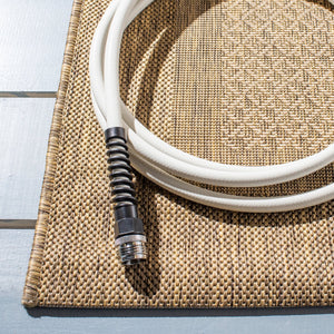 Safavieh Courtyard Power-loomed Area Rug In Natural And Olive - Stylish, Durable, And Eco-friendly Design Natural ,Olive 88% Polypropylene,12% Polyester Cy1928-1e01-2