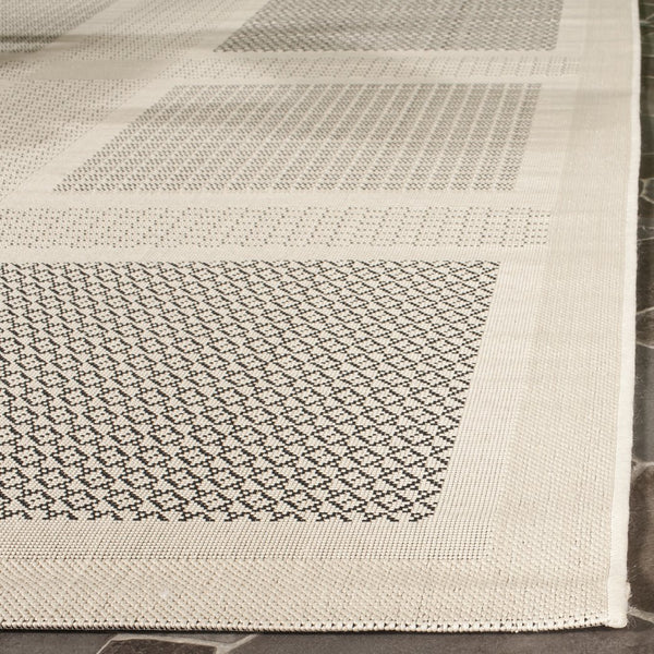 Safavieh Courtyard Power-loomed Area Rug In Natural And Olive - Stylish, Durable, And Eco-friendly Design Natural ,Olive 88% Polypropylene,12% Polyester Cy1928-1e01-2