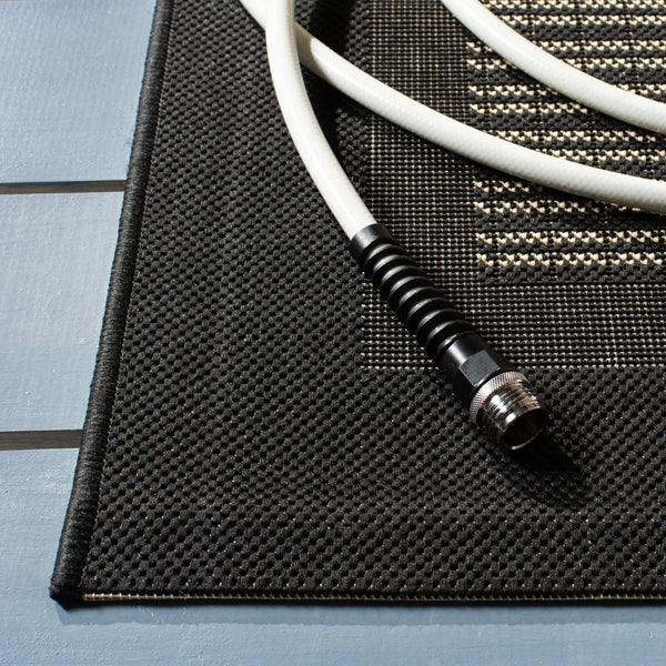 Safavieh Courtyard Power-loomed Area Rug In Natural And Olive - Stylish, Durable, And Eco-friendly Design Natural ,Olive 88% Polypropylene,12% Polyester Cy1928-1e01-2