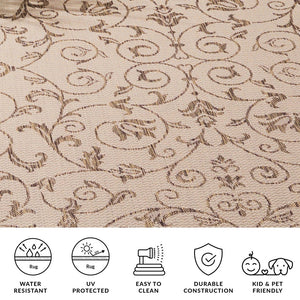 Safavieh Courtyard Elegant Sand-black Runner Rug - Timeless Design For Hallways And Living Spaces, Oeko-tex Certified Black ,Sand 88% Polypropylene,12% Polyester Cy2098-3908-214