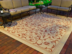 Safavieh Courtyard Elegant Sand-black Runner Rug - Timeless Design For Hallways And Living Spaces, Oeko-tex Certified Black ,Sand 88% Polypropylene,12% Polyester Cy2098-3908-214