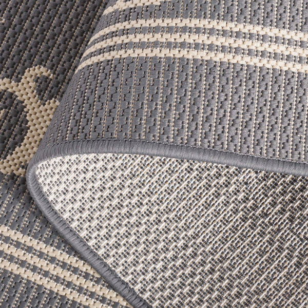 Safavieh Courtyard Elegant Sand-black Runner Rug - Timeless Design For Hallways And Living Spaces, Oeko-tex Certified Black ,Sand 88% Polypropylene,12% Polyester Cy2098-3908-214