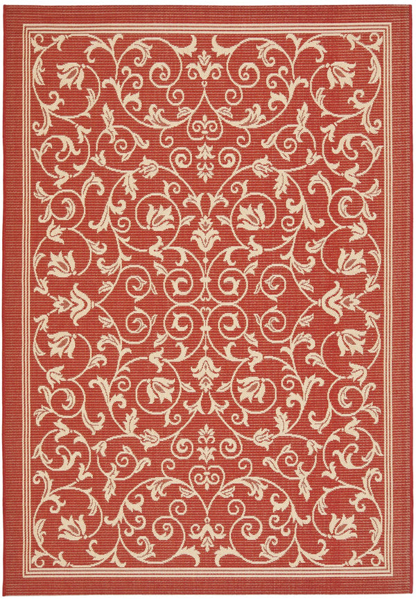 Safavieh Courtyard Elegant Sand-black Runner Rug - Timeless Design For Hallways And Living Spaces, Oeko-tex Certified Black ,Sand 88% Polypropylene,12% Polyester Cy2098-3908-214