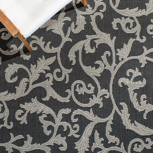 Safavieh Courtyard Exquisite Area Rug - Elegant Blue Natural Design For Indoor & Outdoor Spaces, Oeko-tex Certified Terracotta ,Natural 88% Polypropylene,12% Polyester Cy2653-3202-4