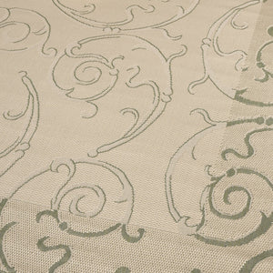 Safavieh Courtyard Sophisticated Olive Green Area Rug For Indoor And Outdoor Spaces - Elegant Design & Comfort Olive ,Natural 88% Polypropylene,12% Polyester Cy2665-1e06-27