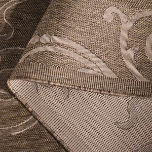 Safavieh Courtyard Sophisticated Olive Green Area Rug For Indoor And Outdoor Spaces - Elegant Design & Comfort Olive ,Natural 88% Polypropylene,12% Polyester Cy2665-1e06-27