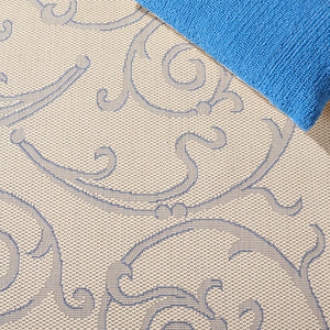 Safavieh Courtyard Sophisticated Olive Green Area Rug For Indoor And Outdoor Spaces - Elegant Design & Comfort Olive ,Natural 88% Polypropylene,12% Polyester Cy2665-1e06-27