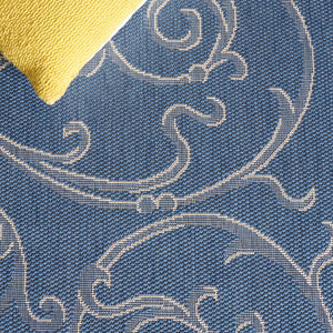 Safavieh Courtyard Sophisticated Olive Green Area Rug For Indoor And Outdoor Spaces - Elegant Design & Comfort Olive ,Natural 88% Polypropylene,12% Polyester Cy2665-1e06-27