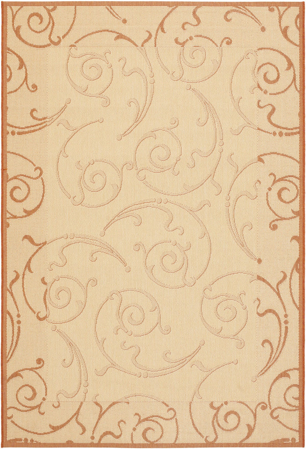 Safavieh Courtyard Sophisticated Olive Green Area Rug For Indoor And Outdoor Spaces - Elegant Design & Comfort Olive ,Natural 88% Polypropylene,12% Polyester Cy2665-1e06-27