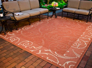 Safavieh Courtyard Sophisticated Olive Green Area Rug For Indoor And Outdoor Spaces - Elegant Design & Comfort Olive ,Natural 88% Polypropylene,12% Polyester Cy2665-1e06-27