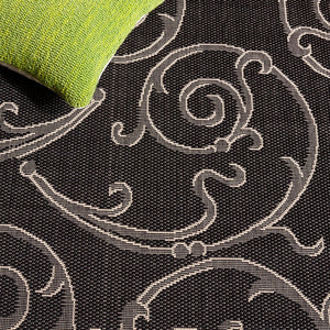 Safavieh Courtyard Sophisticated Olive Green Area Rug For Indoor And Outdoor Spaces - Elegant Design & Comfort Olive ,Natural 88% Polypropylene,12% Polyester Cy2665-1e06-27