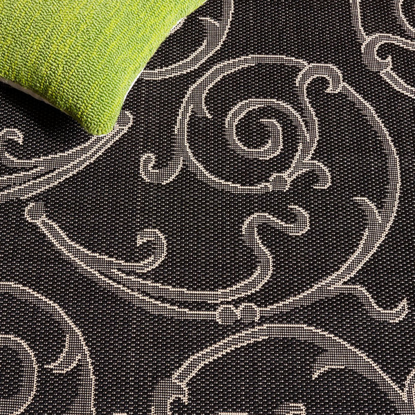 Safavieh Courtyard Sophisticated Olive Green Area Rug For Indoor And Outdoor Spaces - Elegant Design & Comfort Olive ,Natural 88% Polypropylene,12% Polyester Cy2665-1e06-27