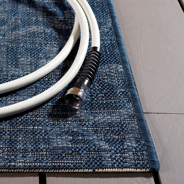 Safavieh Cy6057-25821 Elegant Navy/Beige Area Rug - 6'7" X 9'6" Durable Power-loomed Design For Sophisticated Spaces Navy ,Beige 88% Polypropylene,12% Polyester Cy6057-25821-6