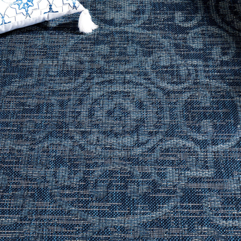 Safavieh Cy6057-25821 Elegant Navy/Beige Area Rug - 6'7" X 9'6" Durable Power-loomed Design For Sophisticated Spaces Navy ,Beige 88% Polypropylene,12% Polyester Cy6057-25821-6