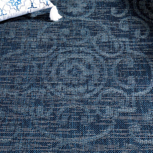 Safavieh Cy6057-25821 Elegant Navy/Beige Area Rug - 6'7" X 9'6" Durable Power-loomed Design For Sophisticated Spaces Navy ,Beige 88% Polypropylene,12% Polyester Cy6057-25821-6