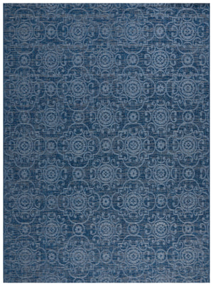 Safavieh Cy6057-25821 Elegant Navy/Beige Area Rug - 6'7" X 9'6" Durable Power-loomed Design For Sophisticated Spaces Navy ,Beige 88% Polypropylene,12% Polyester Cy6057-25821-6