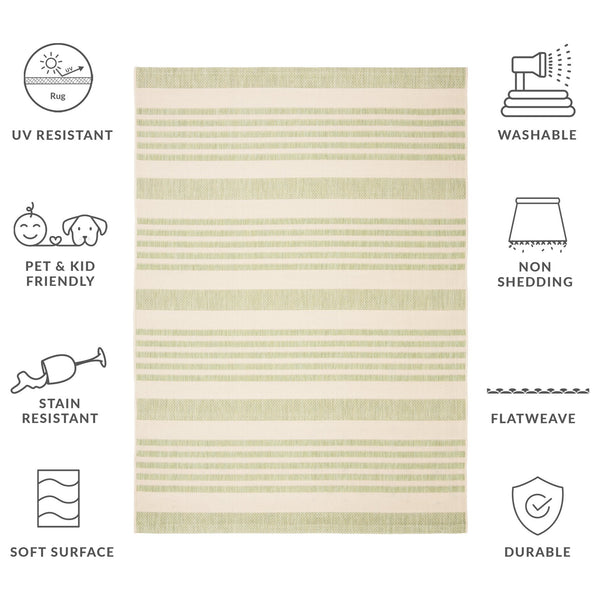 Safavieh Courtyard Stylish Black And Bone Rug - Durable, Versatile Design For Indoor And Outdoor Spaces Navy ,Beige 88% Polypropylene,12% Polyester Cy6062-268-68