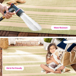 Safavieh Courtyard Stylish Black And Bone Rug - Durable, Versatile Design For Indoor And Outdoor Spaces Navy ,Beige 88% Polypropylene,12% Polyester Cy6062-268-68