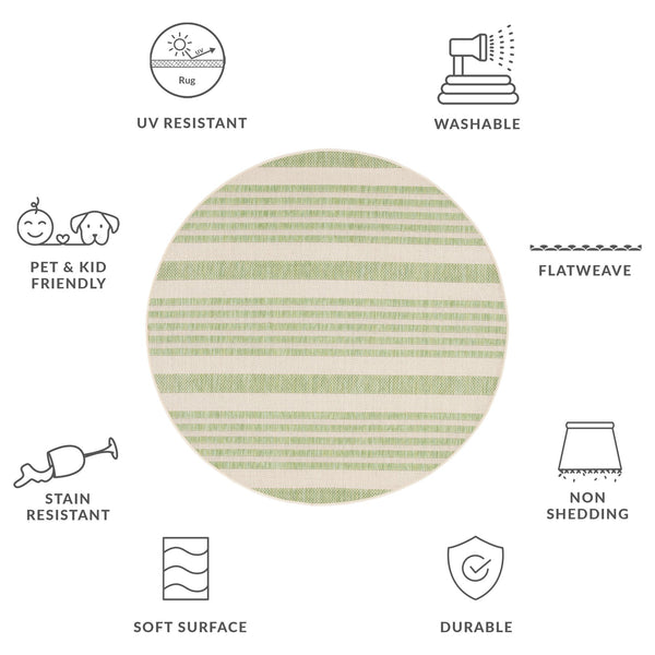 Safavieh Courtyard Stylish Black And Bone Rug - Durable, Versatile Design For Indoor And Outdoor Spaces Navy ,Beige 88% Polypropylene,12% Polyester Cy6062-268-68